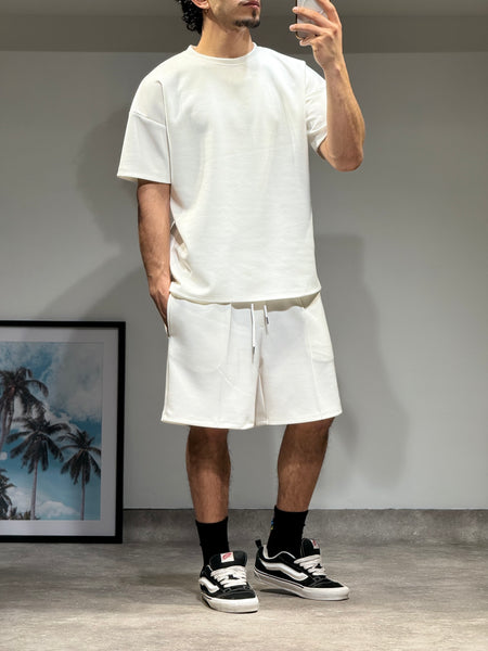 Ensemble Tee-shirt et Short Blanc
