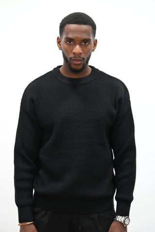 Pull Col Rond Noir