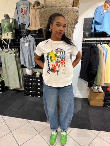 T-shirt Été Blanc