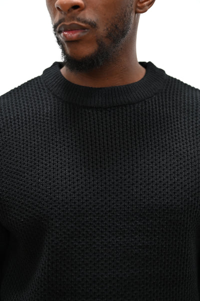 Pull Col Rond Noir