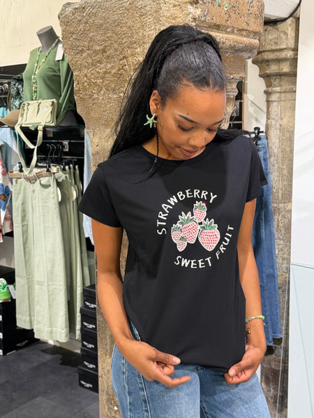 T-shirt Été Noir