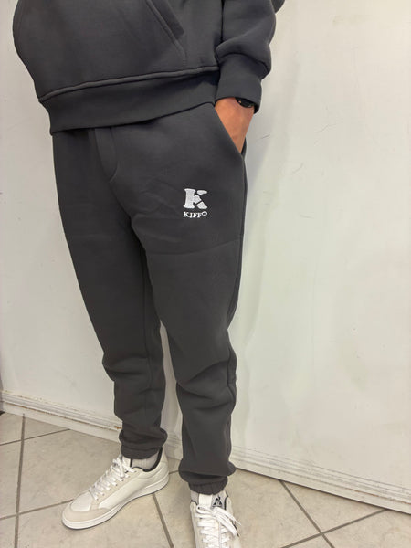Ensemble Sweat à Capuche et Pantalon Gris Antracite