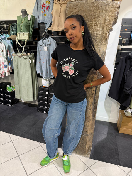 T-shirt Été Noir