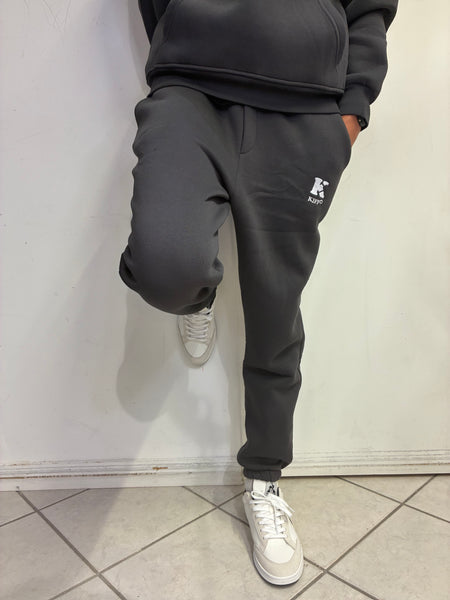 Ensemble Sweat à Capuche et Pantalon Gris Antracite