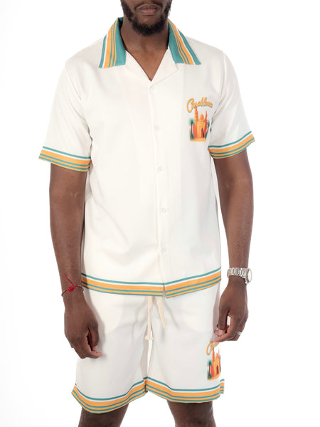 Ensemble chemise et short « Casablanca »