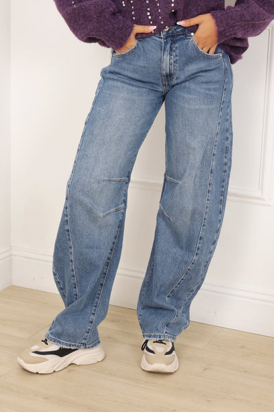 Pantalon jean coupe boyfriend