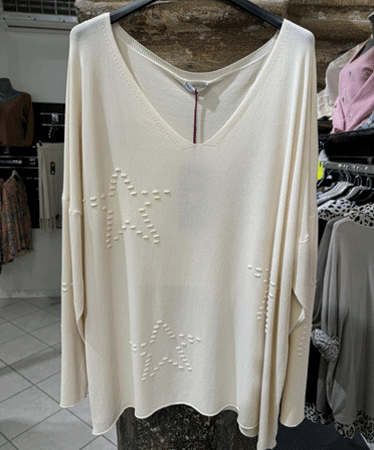 Pull Femme Carla Giannini Beige