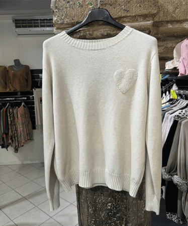 Pull Femme Beige