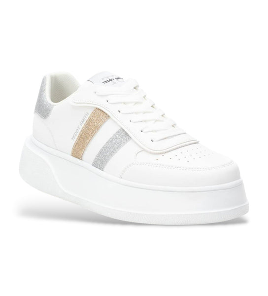 Basket Teddy Smith Femme Blanc