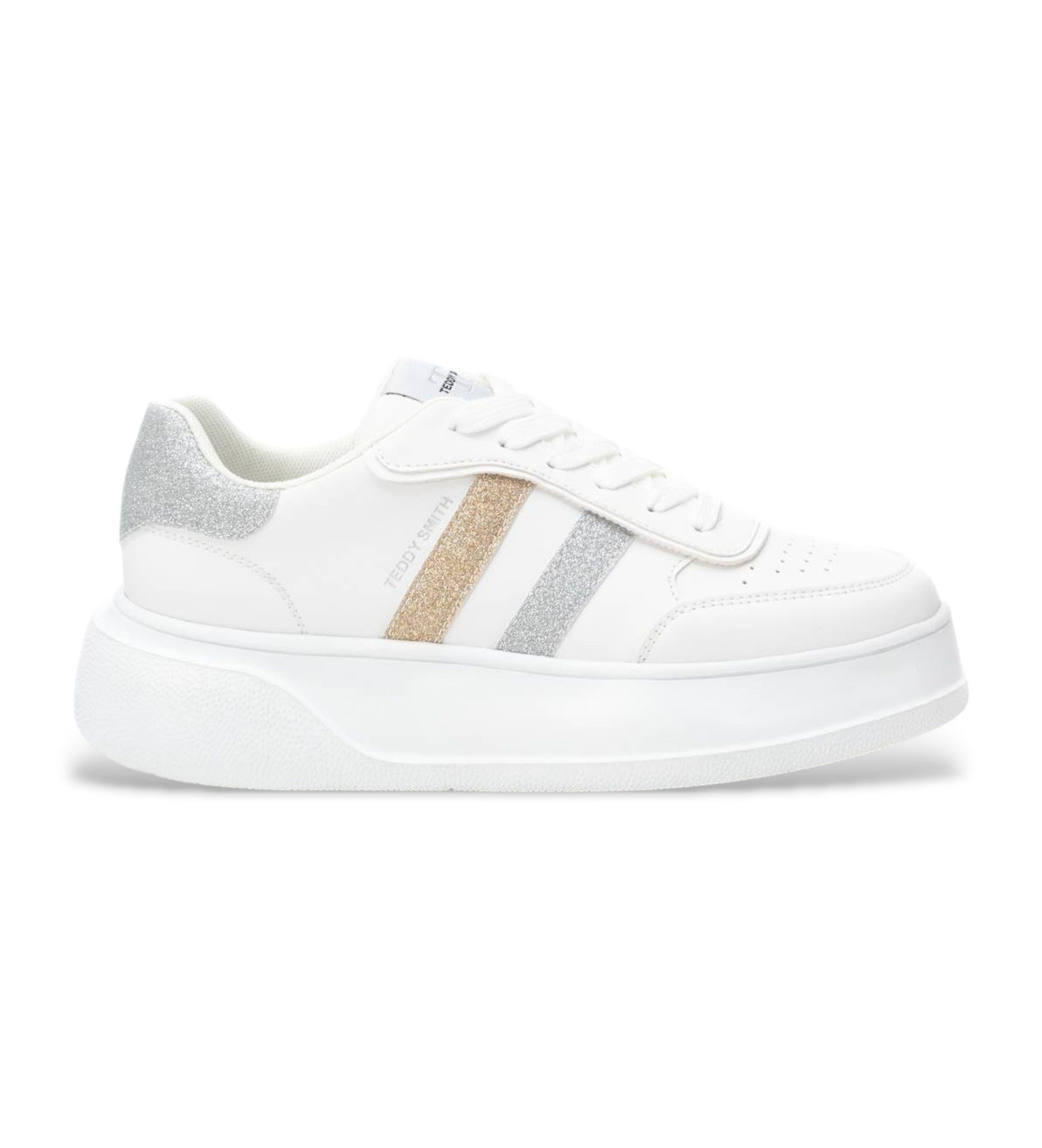Basket Teddy Smith Femme Blanc