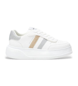 Basket Teddy Smith Femme Blanc