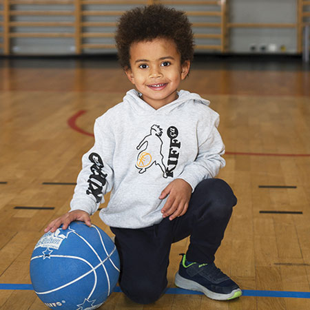 Sweat Capuche Enfant SKE02 Gris