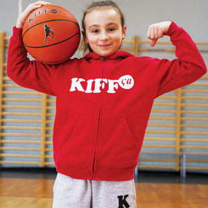 Sweat Zippé Capuche Enfant SZKE01 Rouge